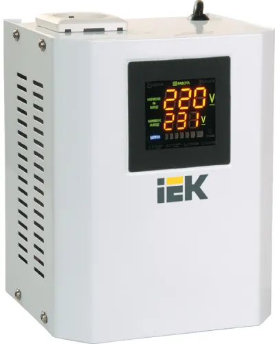 Стабилизатор напряжения IEK Boiler релейный, 0.5кВа, IVS24-1-00500