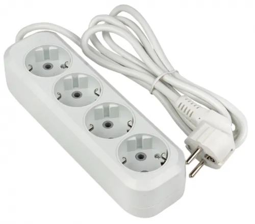 Удлинитель EKF PROxima Эксперт ПВС 3х1мм2, 16А 3.5кВт IP20, 3м 4 розетки