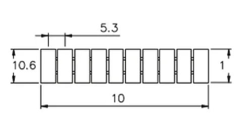 Маркировка для проводов Supu TU/UK/SUK, 2.5мм², 10 шт.