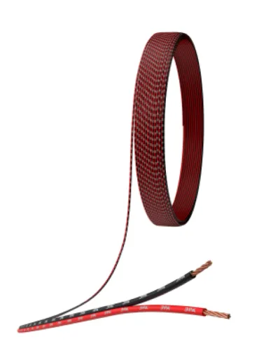 Кабель акустический ЭРА двухжильный, омедненный алюминий/ПВХ, черный/красный, 2×0.5мм², бухта 100м / электрика