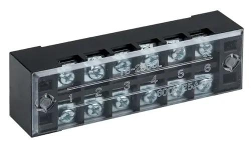 Блок зажимов EKF PROxima TB-2506, 2.5мм², 25А, 660В, 6 пар