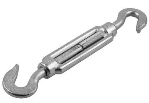 Талреп DKC крюк-крюк DIN 1480, М8, оцинкованная сталь