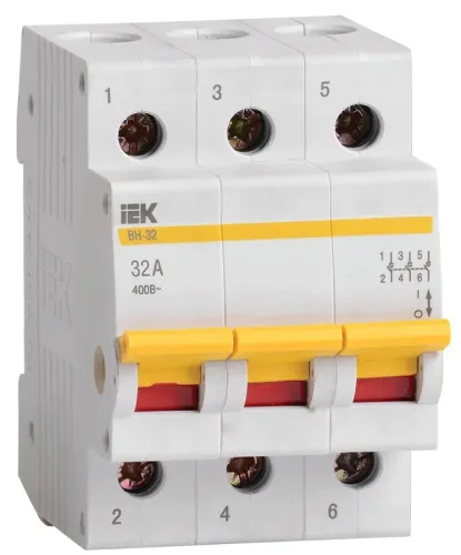 Выключатель нагрузки IEK ВН-32 3P 32A MNV10-3-032 Китай