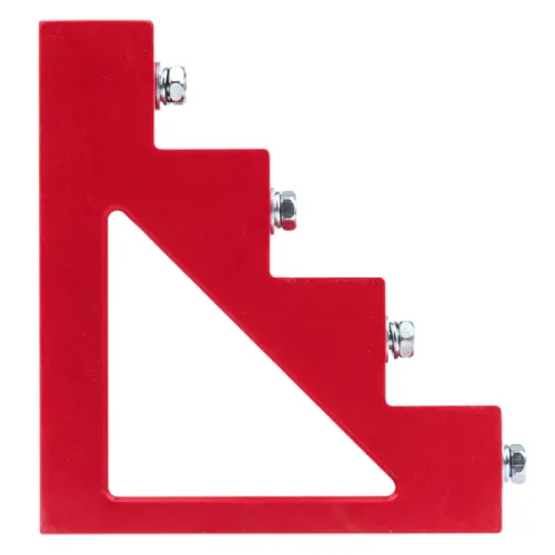 Изолятор EKF / ЕКФ PROxima шинный Лесенка, из пластика, красный, 4 полюса 600А 12кВ, plc-sl-600 / электрика