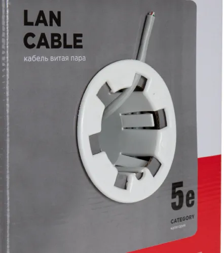 Кабель REXANT Indoor 24AWG 4PR F/UTP cat5e 305м серый 01-0143