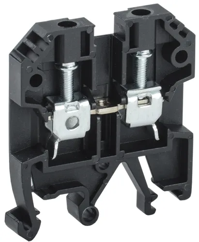 Клемма IEK КВИ-4мм² винтовая, черный, YZN30-004-K02