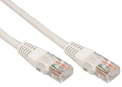 Патч-корд REXANT алюминий серый 1м U/UTP RJ45 PVC 5е 18-1002