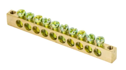 Шина EKF PROxima PEN ноль-земля, 6х9х77мм, 100А sn0-63-10-k