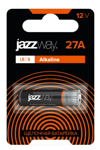 Батарейка Jazzway / Джазвэй алкалиновые LR 27A 12В, 2852670, 1шт. / элемент питания