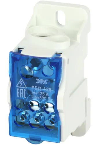 Распределительный блок ЭРА NO-122-40 РБД-125А, 690В