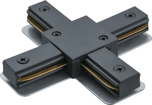 Коннектор шинопровода Navigator NLT-C-1L-AS1-BL-X 106х106х17мм