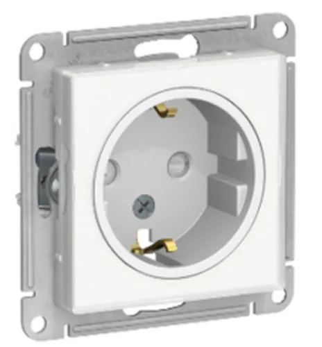 Розетка Systeme Electric AtlasDesign Art, 16А 250В IP20, белая