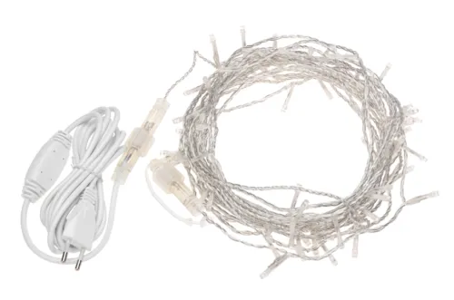 Гирлянда уличная Neon-Night / Неон-Найт Нить светодиодная, прозрачная из ПВХ, теплое белое мерцание, 150 световых точек, IP44, длиной 20м / новогодние украшения