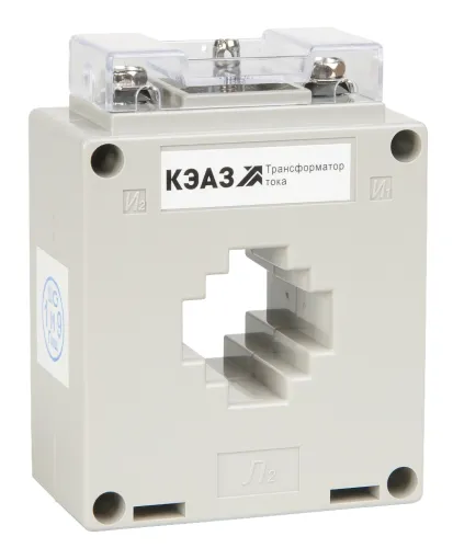 Трансформатор тока КЭАЗ ТТК-30-300/5А-5ВА-0.5S-УХЛ3, бежевый