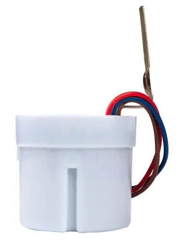 Фотореле Jazzway / Джазвэй PMS PR 602 для внутреннего и уличного освещения, в пластиковом корпусе, белый, 90х78.5х141мм, 220В, 0.65Вт, 25мА, IP44 / электрика