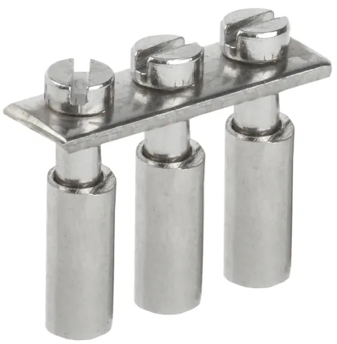 Перемычка для клеммной колодки IEK / ИЭК для КВИ-2.5мм2, центральная, 3PIN, 24А, 800В / электрика