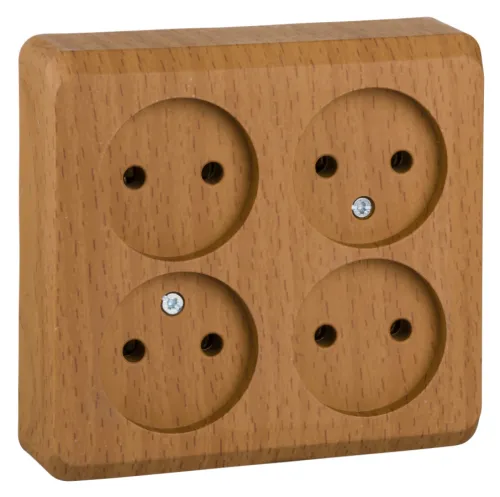 Розетка Systeme Electric ЭТЮД без заземления, 16А, IP20, PA16-205T