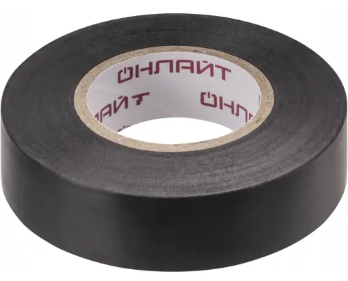 Изолента ПВХ ОНЛАЙТ OIT-B19-20/BL, 0.15х19мм, черная 20м, 71690 / защитная лента