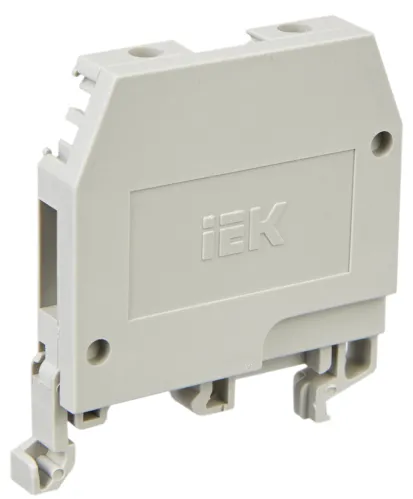 Клемма IEK ЗНИ-2.5мм2 JXB24A винтовая серый 1шт