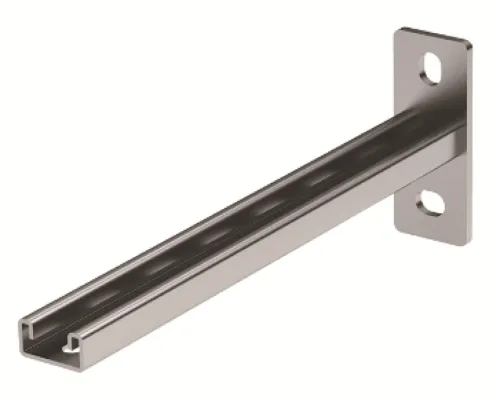 Консоль для кабельных лотков DKC / ДКС 41х21 одиночная, оцинкованная сталь, длина основания 200мм / крепеж