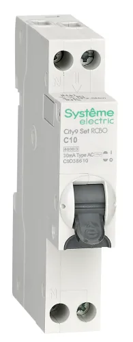 Дифференциальный автомат Systeme Electric City9 Set C9D38610