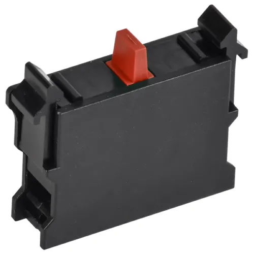 Дополнительный контакт IEK / ИЭК Master для светосигнальной арматуры, черный, 1НЗ / электрика