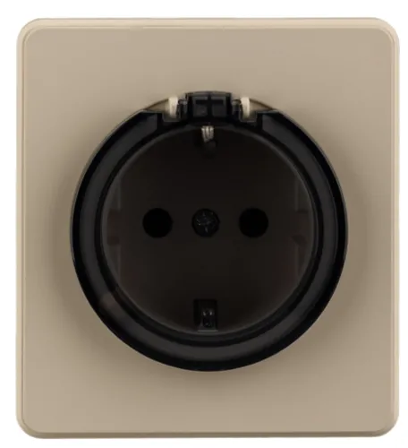Розетка силовая штепсельная Kranz Round 16А 250В IP20 KR-78-0702-7