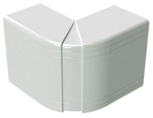 Угол DKC / ДКС NEA внешний неизменяемый, пластиковый белый, размером 80x40мм / аксессуары для кабель каналов