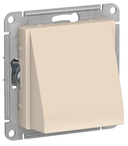 Вывод кабеля Systeme Electric AtlasDesign, бежевый, IP20