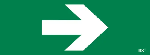 Информационная табличка IEK стрелка самоклеящаяся 350x130мм