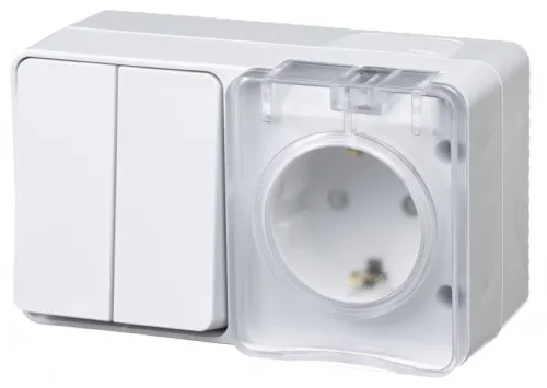 Блок System Electric AtlasDesign Profi IP54, 250В, 10/16А, ATN540174