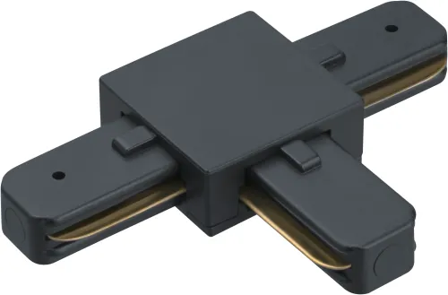 Коннектор шинопровода Navigator NLT-C-1L-AS2-BL-T черный 95х75х17мм