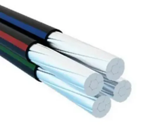 Провод ЭМ-Кабель СИП-4-0.6/1 4х240, 1м, алюминий, черный