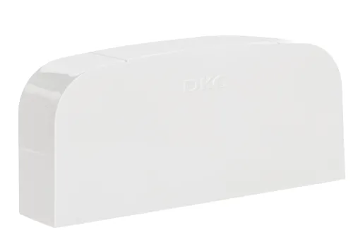 Заглушка DKC / ДКС симметричная пластиковая, белая, размером 110x50мм / аксессуары для кабель каналов