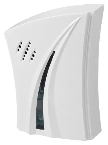 Звонок дверной беспроводной TDM Electric / ТДМ Электрик Народный ЗББ-Н-12/1-32М с 32 мелодиями, IP30, 2 батарейки АА, радиус действия 80м, SQ1901-0103 / устройство для оповещения