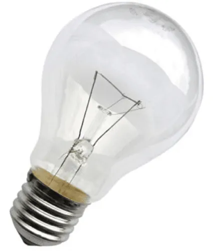 Лампа накаливания Калашниково судовая груша А60, вольфрамовая, прозрачная цоколь Е27, 220В, 150Вт / освещение