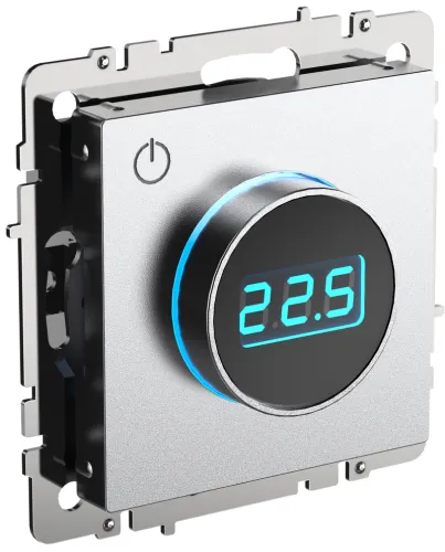 Термостат IEK Brite ТС10-1-БрА для теплого пола, 16А IP20