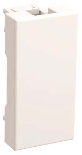 Заглушка IEK / ИЭК ЗК-00-01-П, пластиковая белая, 1 модуль, размером 45х22мм / аксессуары для кабель каналов