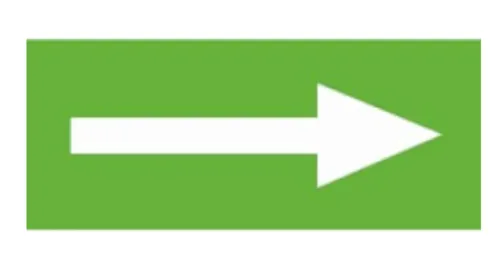 Информационная табличка ЭРА INFO-SSA-114 Стрелка 330x120мм