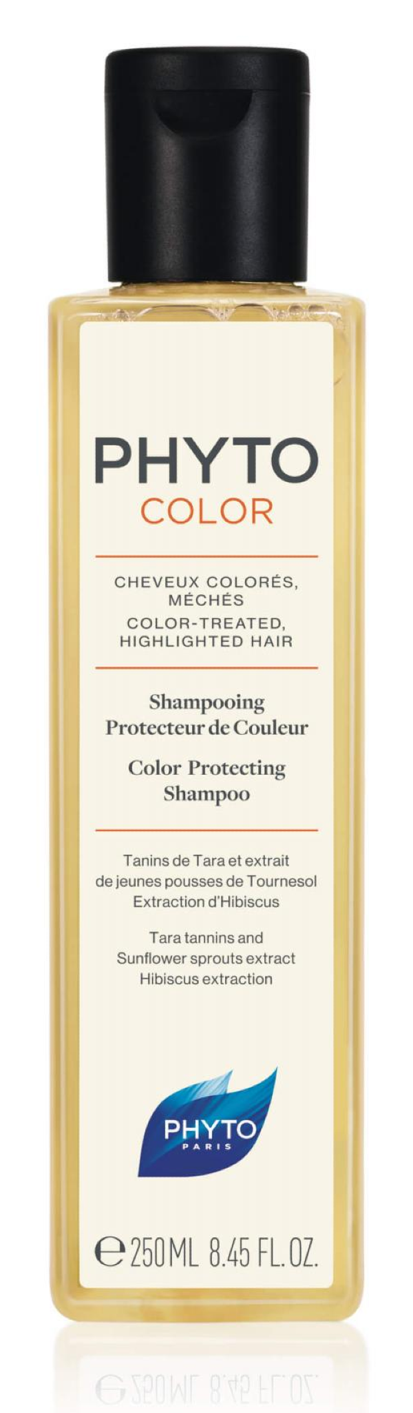 Phyto / Фито Color Шампунь защита цвета для окрашенных и мелированных волос с экстрактом белой мальвы 250мл / уходовая косметика