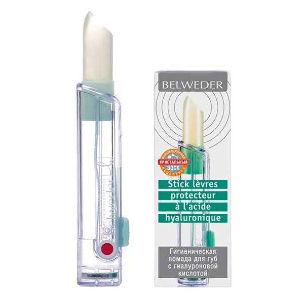 Belweder / Бельведер Бальзам для губ питательный с гиалуроновой кислотой 4г / гигиеническая помада