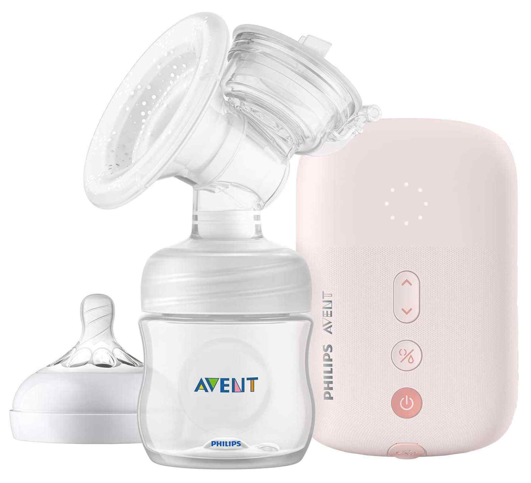 Молокоотсос Philips Avent / Филипс Авент Plus SCF391/11 электронный, двухфазный, в корпусе из полипропилена, прозрачный, 125мл