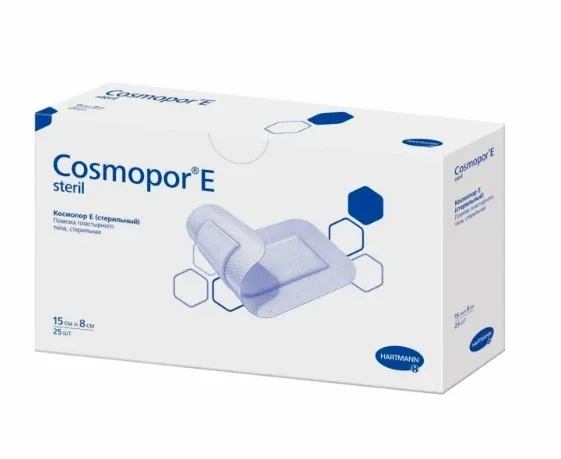 Пауль Хартманн Повязки Cosmopor E самоклеящиеся послеоперационные 15х8см 25шт. / заживляющий пластырь