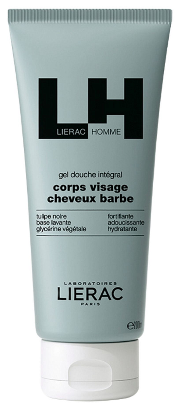 Lierac / Лиерак Homme Гель для душа мужской с экстрактом цветков тюльпана 200мл / гигиена и уход