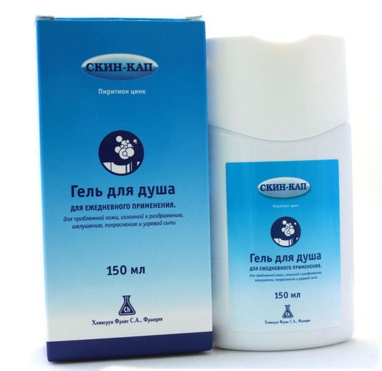 Скин-Кап Гель для душа для проблемной кожи склонной к шелушению 150мл / гигиена и уход