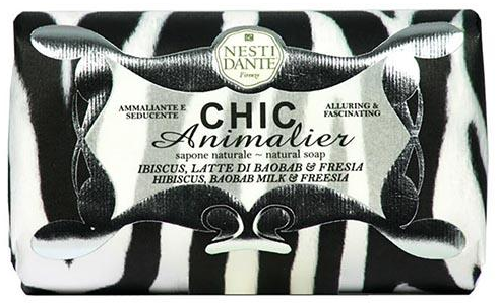 Nesti Dante / Нести Данте Мыло твердое туалетное Сhic Animalier White 250г / гигиена и уход