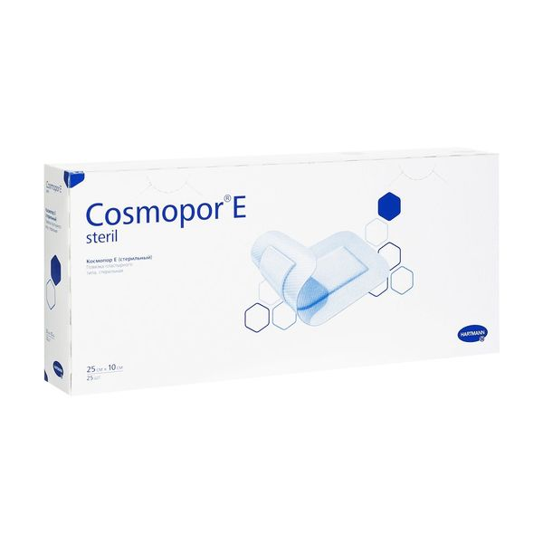Пауль Хартманн Повязки Cosmopor E steril стерильные пластырного типа 25х10см 25шт. / средство для заживления ран