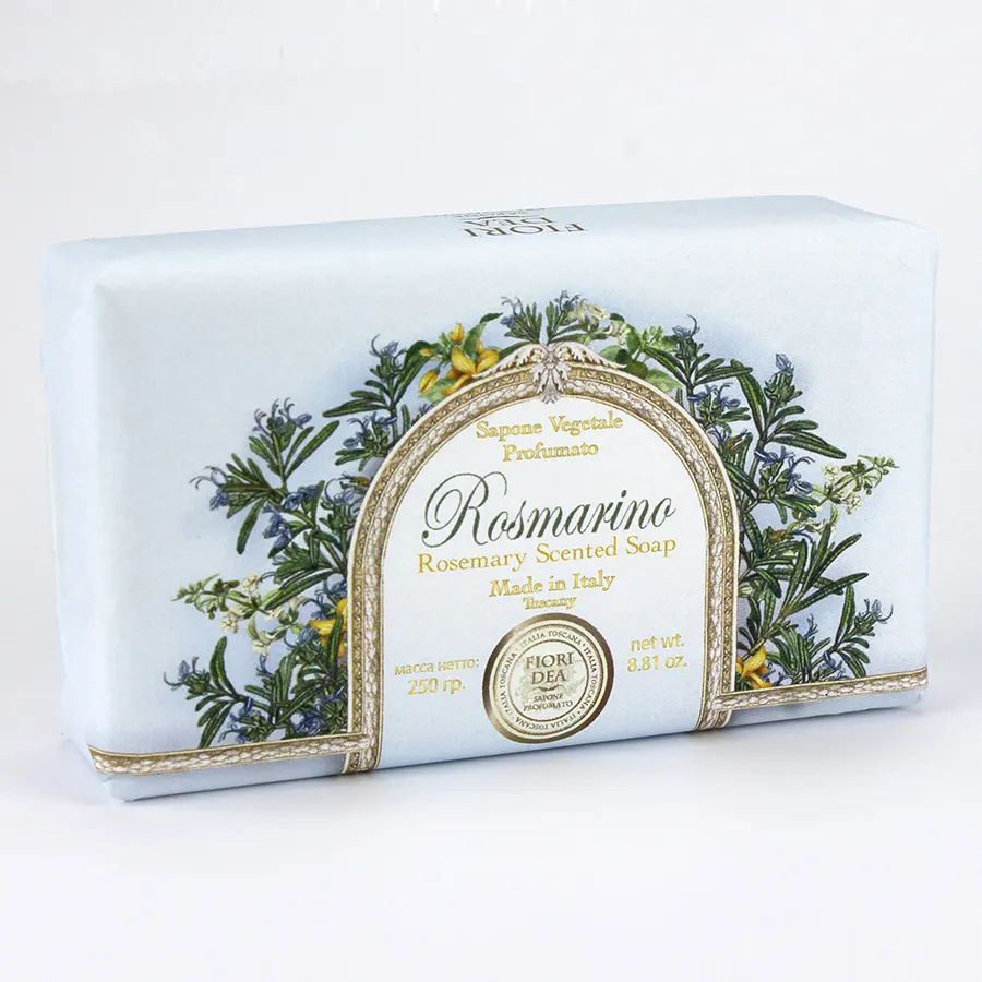 Fiori Dea / Фьёри Дея Мыло туалетное твердое розмарин 250г, увлажняющее средство для гигиены рук и тела