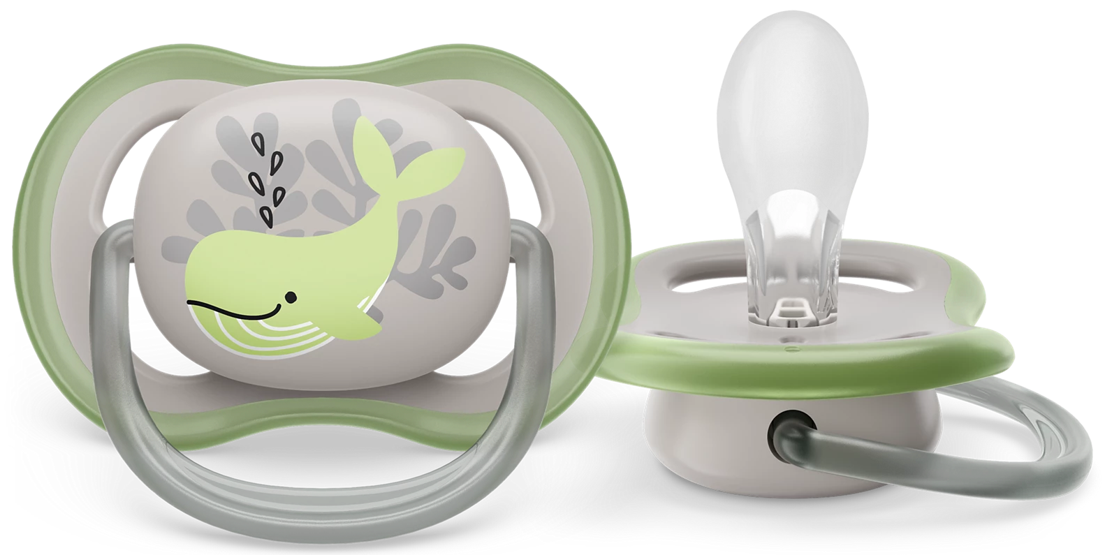 Пустышка для новорожденных Philips Avent / Филипс Авент Ultra Air от 6-18 месяцев не содержит бисфенол-А силиконовая / соска ортодонтическая с футляром для хранения