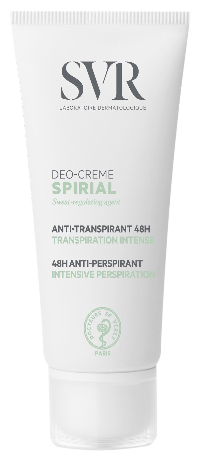 SVR / СВР Spirial Дезодорант без спирта део-крем для чувствительной кожи туба 50мл / антиперспирант